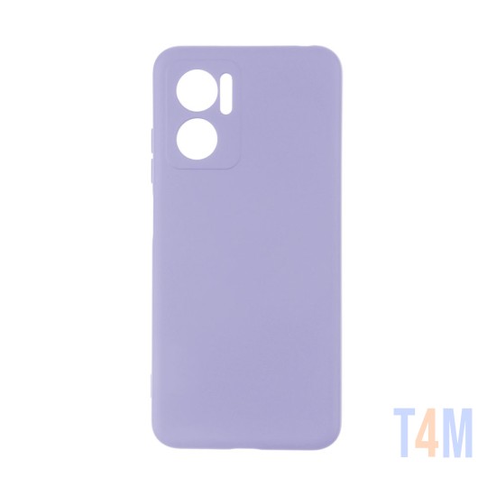 Funda de Silicona con Marco de Cámara para Xiaomi Redmi Note 11e Púrpura